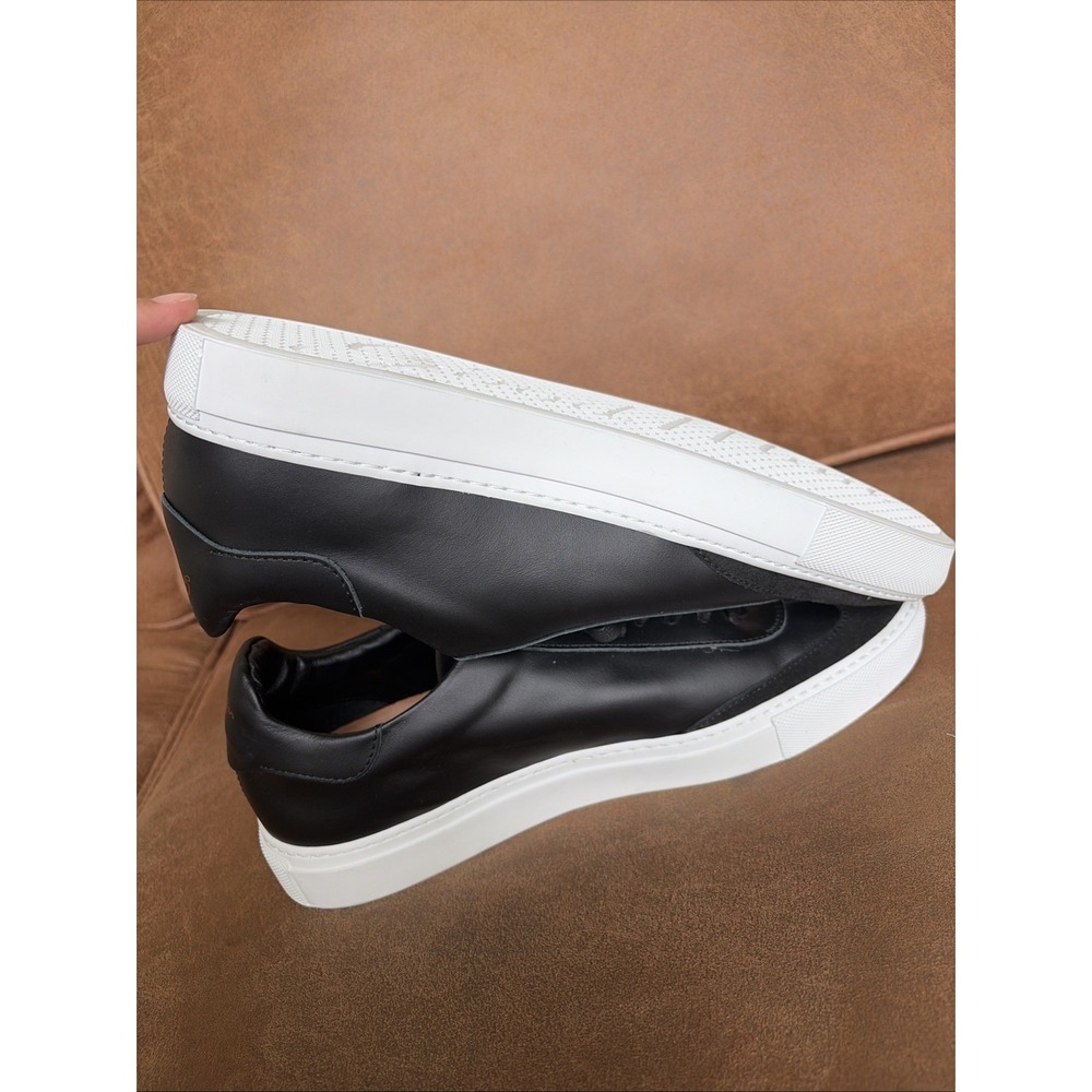 Good Man Brand Prospect Sneakers Black Leather Suede Size 9 Goodman New - Picture 5 of 6